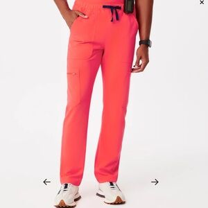 Figs Men auburn orange - Cairo Cargo Scrub Pants Size Small